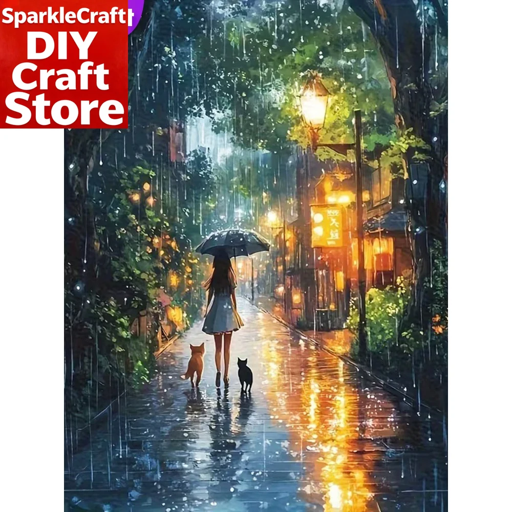 Resin Craft For Beginners - 1 adet çerçevesiz DIY elmas nakış