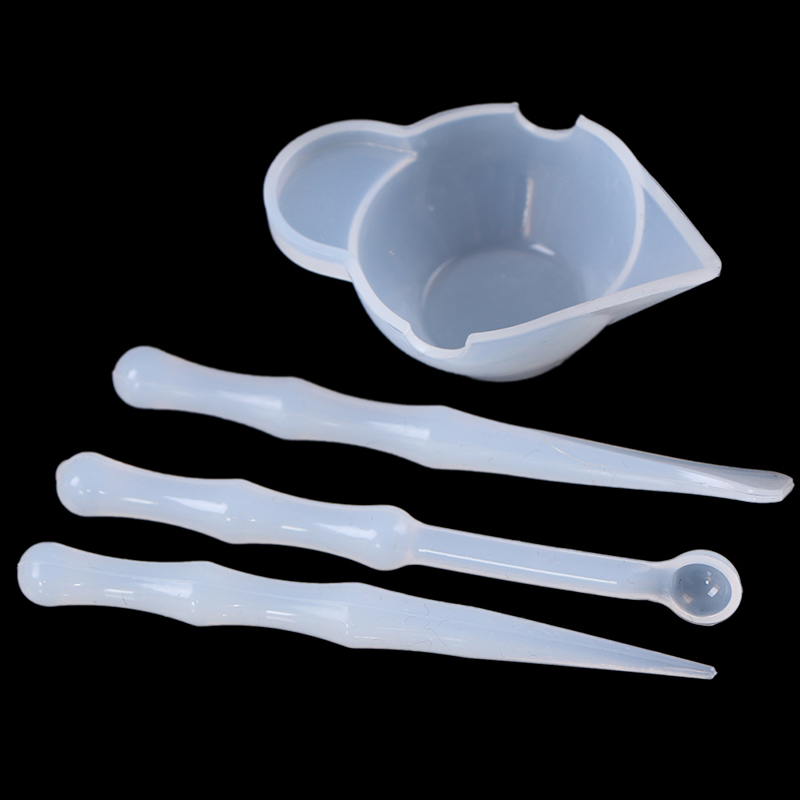 Mixing Cup Silicone - 1 Set Karışık Bardak Silikon Kalıp