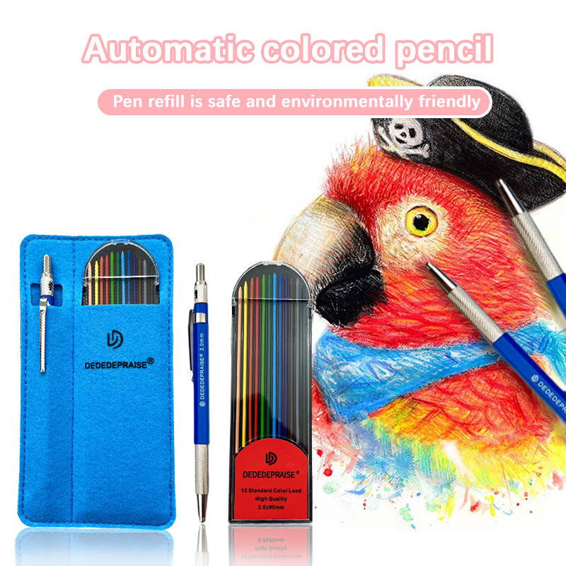 Staedtler Pencil Lumocolor - 12/24 Renkli Uçlar 2.0mm Mekanik Kalem