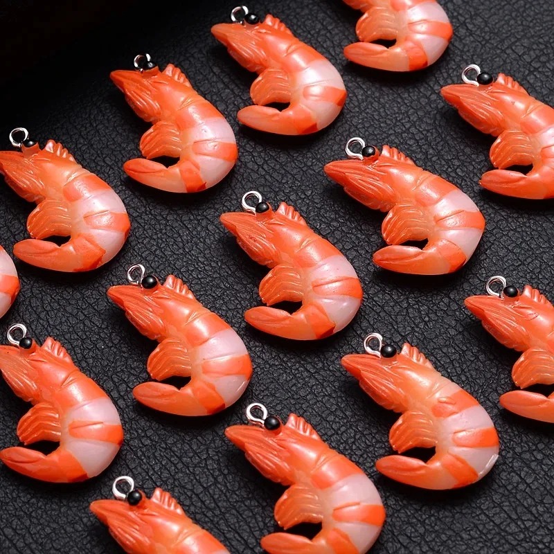 Resin Craft Projects - 10 Adet 3D Simüle Istakoz Karides