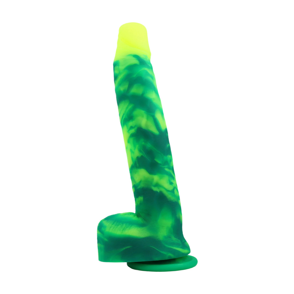 Mixing Cup Silicone - Silikon simülasyon dildo, karışık renkli, yumuşak