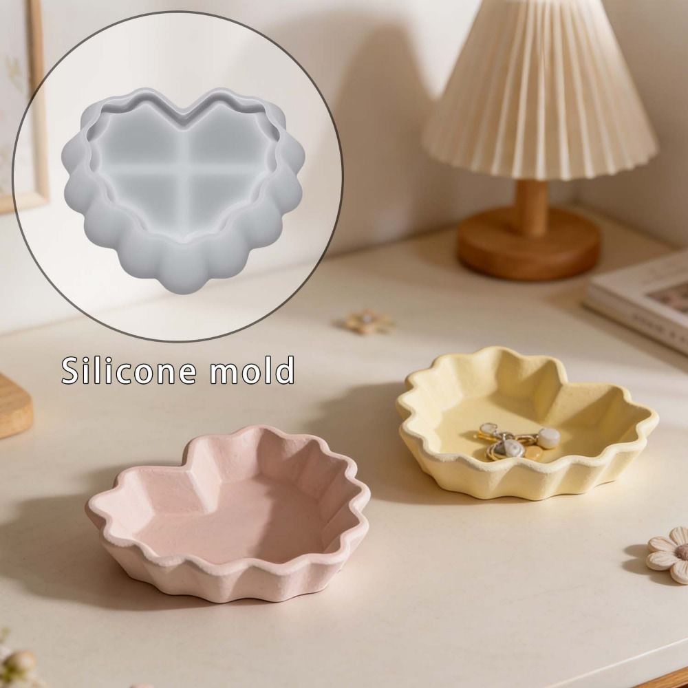 Kalp Şekli Plaka Saklama Kabı  - Silicone Mold Tray incelemesi ve fiyatı