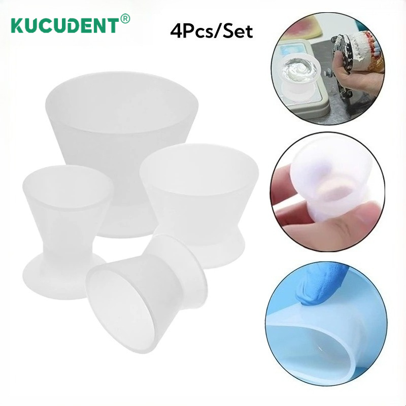 4 Parça/Set Diş Hekimliği Sili - Mixing Cup Silicone incelemesi ve fiyatı