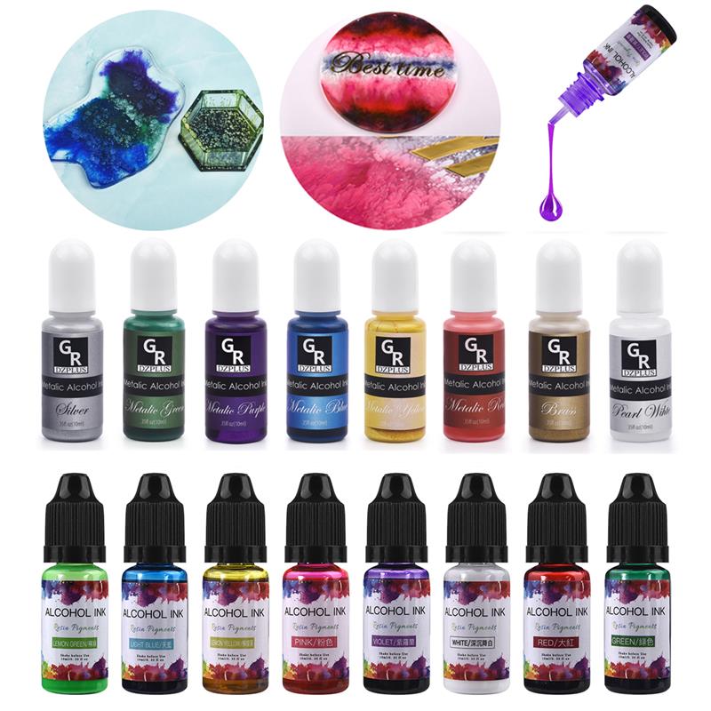 10ml/15ml sanat mürekkep alkol - Resin Dye Alcohol incelemesi ve fiyatı